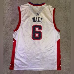 Dwyane Wade vintage USA All Star Team NBA Game Jersey - basketball tank REEBOK